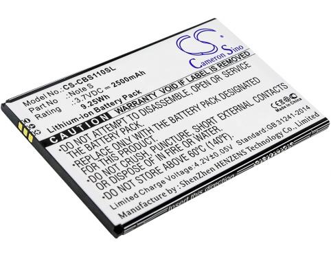 Batterie  cubot note s