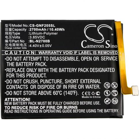 Batterie telephone gionee f205