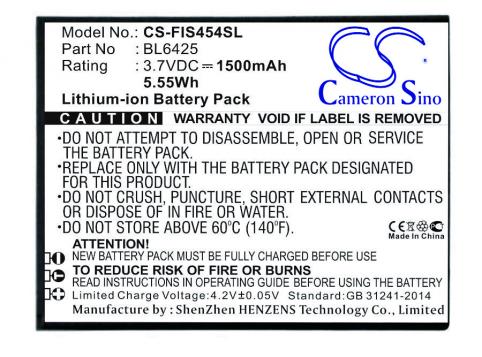 Batterie telephone fly fs454