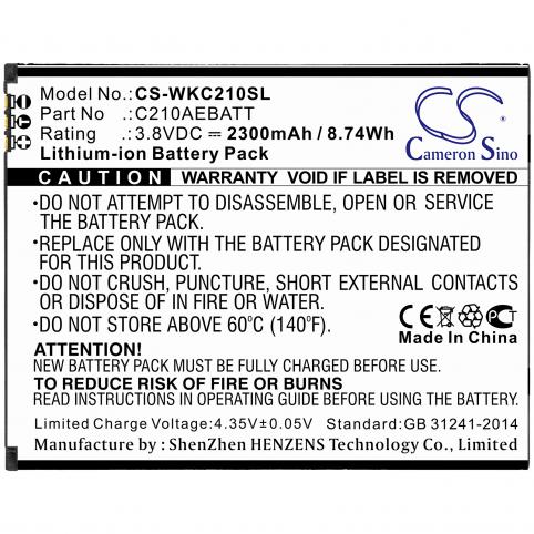 Batterie telephone wiko c210