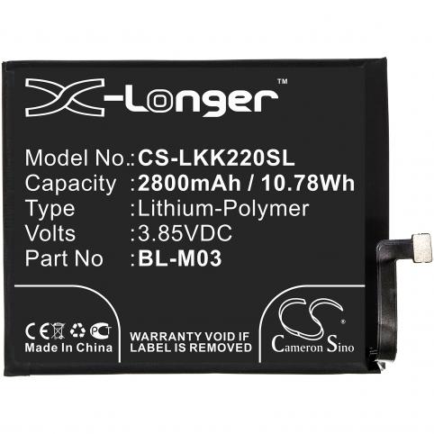 Batterie telephone lg lmk200bmw