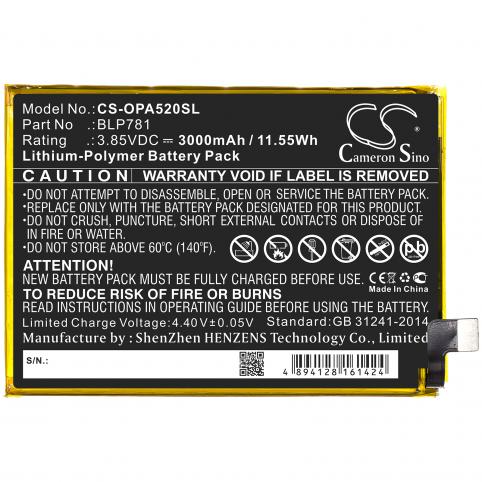 Batterie telephone oppo cph2061