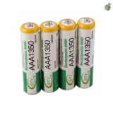 Piles rechargeables AAA 1350 mAh 