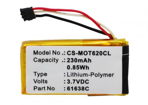 Batterie montre motorola motoactv